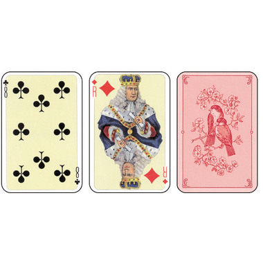AGMÜLLER Patience Barock 42x63mm 11513001 rot 55 Karten