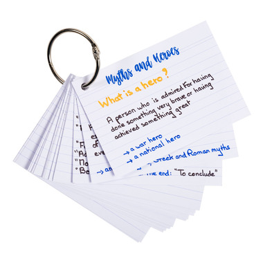 EXACOMPTA Display Flashcards A6/A7 10380E assortiert 38PK à 50 Stück
