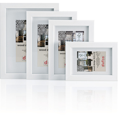 DUFCO Holz-Bilderrahmen 18x24cm 1610.80588 Toronto weiss