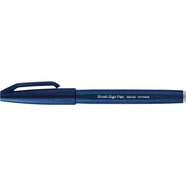 PENTEL Brush Sign Pen SES15C-CA bleu acier