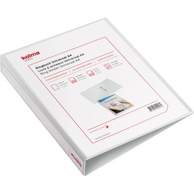 KOLMA Ringbuch Vario Universal A4 04.253.16 weiss, 2-Ring 35mm