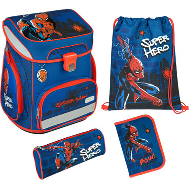 SCOOLI Schulthek-Set EasyFit SPAN8255 Spider-Man 5-teilig