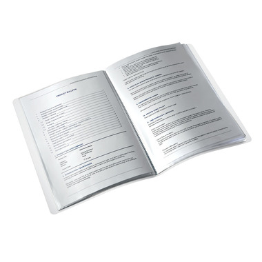 LEITZ Livre présentation WOW PP A4 4631-00-01 blanc 20 dossiers