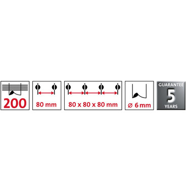 NOVUS Blocklocher B 2200 B2200 025-0488 weiss 200 Blatt