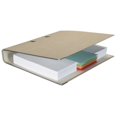 BIELLA Trennstreifen Karton 2 Loch 19919020U gelb, 24x10.5cm 100 Stk.