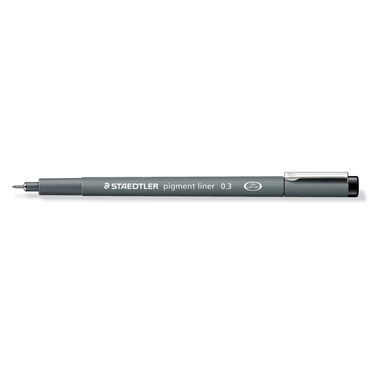STAEDTLER Pigment-Liner 0,3 mm 30803-9 schwarz