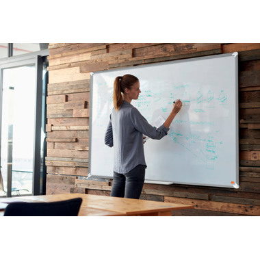 NOBO Whiteboard Premium Plus 1915156 Stahl, 90x120cm