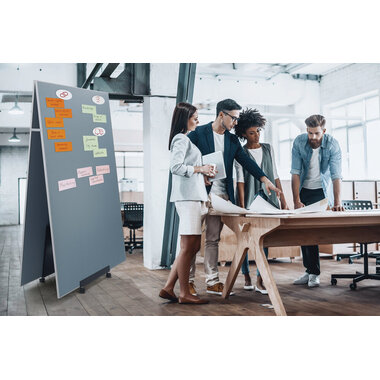 SIGEL Bundle Pinboard MUB02 Meet up gris, noir
