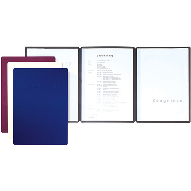 PAGNA Bewerbungsmappe A4 44134/02 blau