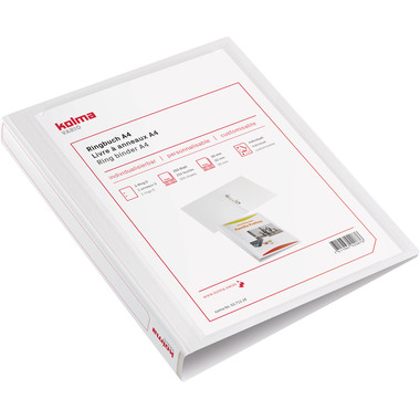 KOLMA Ringbuch Vario light KF A4 02.710.16 weiss, 2-Ring 20mm