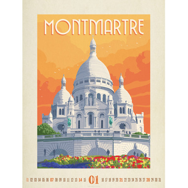 ACKERMANN Travel Time Reise-Plakate 2415 multil., 66x50x0.8cm, 2024