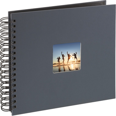 HAMA Spiralalbum Fine Art 94879 280x240mm, grau 25 Blatt