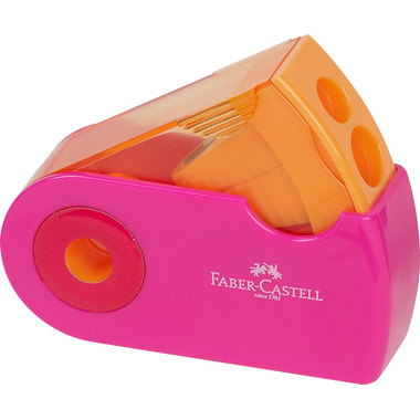 FABER-CASTELL Taille-crayon 182704 Sleeve Trend ass. couleurs