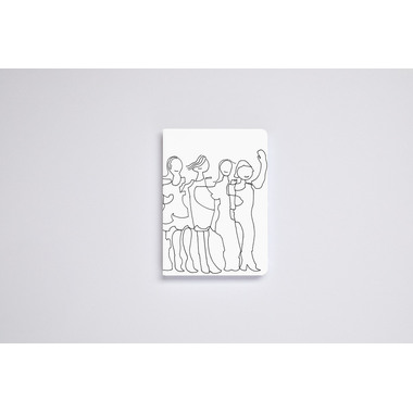 NUUNA Notizbuch Graphic 55485 10.8x15cm Friends, 176 S.