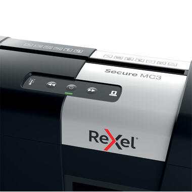 REXEL Aktenvernichter Secure 2020128EU MC3, P-5, 10lt