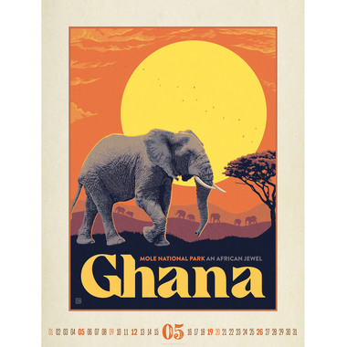 ACKERMANN Travel Time Reise-Plakate 2415 multil., 66x50x0.8cm, 2024