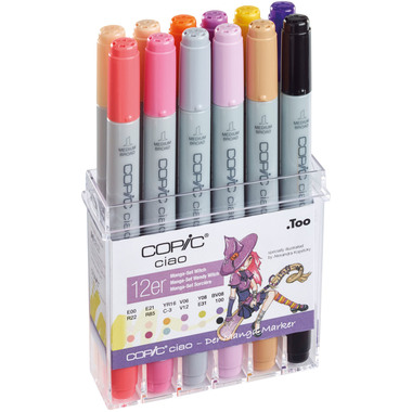 COPIC Marker Ciao 22075713 12 pz. Set Witch