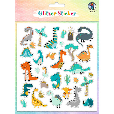 URSUS Glitzer-Sticker FUN Mot. 02 59540002F 138 Sticker