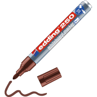 EDDING Whiteboard Marker 250 1,5-3mm 250-7 braun