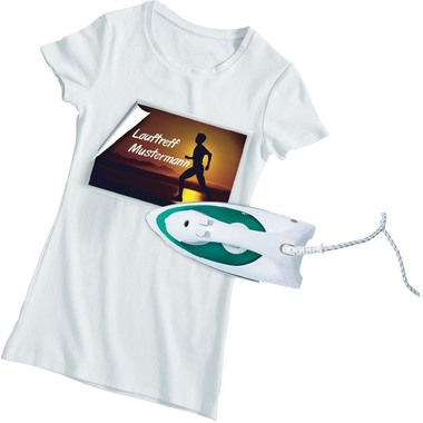 AVERY ZWECKFORM Textilfolie Iron-on A4 MD1001 Inkjet, helle Textilien 5 Stk.