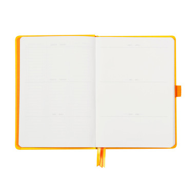 RHODIA Goalbook Notizbuch A5 118585C Hardcover gelb 240 S.