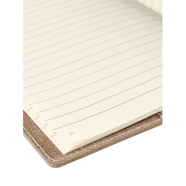 TRANSOTYPE senseBook RED RUBBER A5 75020501 liniert, M, 135 Seiten beige