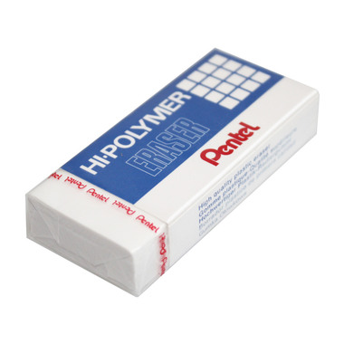 PENTEL Radierer Hi-Polymer ZEH-20 weiss 73x33x13,5mm