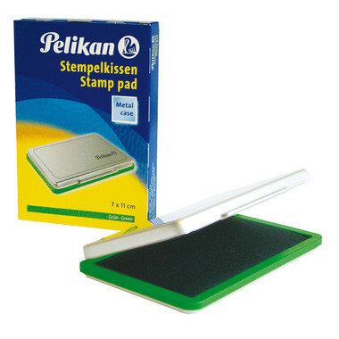 PELIKAN Metall-Stempelkissen grün 331033 Gr.2 11x7cm