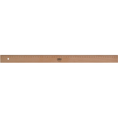 M+R Lineal 50cm 719500000 Metalleinlage Buche
