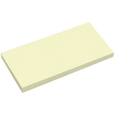 INFO Notes autocollantes 75x125mm 5155-01 antimicrobien, jaune 100 flls.