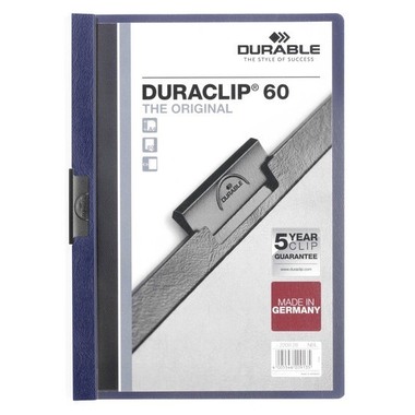DURABLE Klemmhefter DURACLIP 60 2209/28 für 60 Blatt A4 nachtblau
