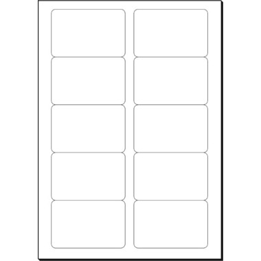SIGEL Visitenkarten 85x55mm LP798 weiss, 225g 100 Stück