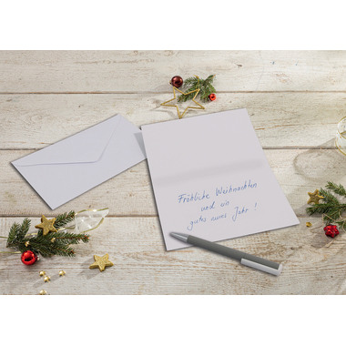 SIGEL Weihnachtskarten A6 DS085 Tannenzweige 25 Stück