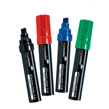 LEGAMASTER Flipchartmarker TZ48 4-12mm 7-155594 4er Etui