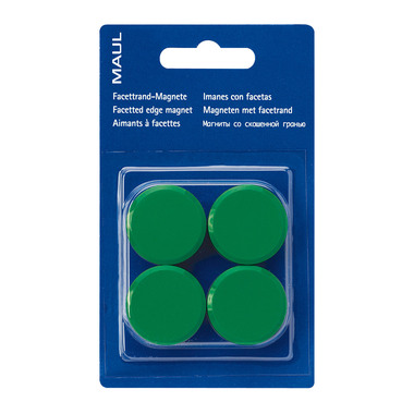 MAUL Magnete 30mm 6177255 grün 4 Stück