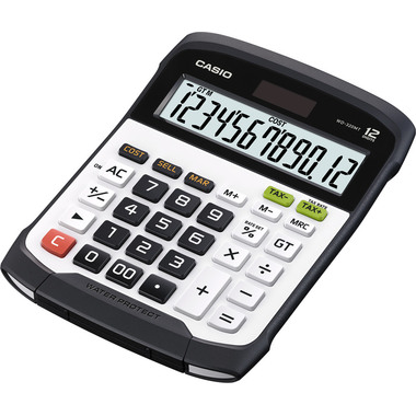 CASIO Tischrechner WD-320MT anzeigend