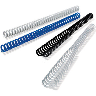 GBC Binderücken 12mm A4 388057E weiss, 34 Ringe 50 Stück