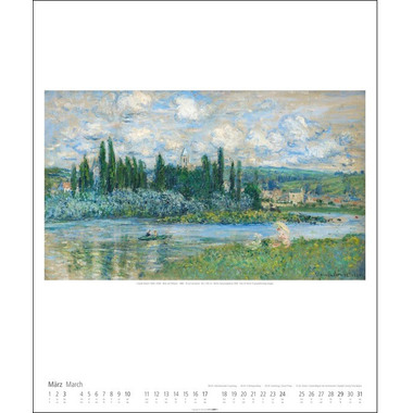 WEINGARTEN Wandkalender Claude Monet 2955900 DE, 46x55cm 2024