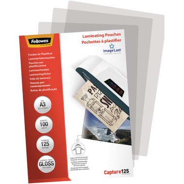 FELLOWES Pelicole per laminazione A3 5307506 lucido, 125my 100 pezzi