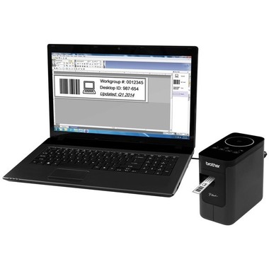 PTOUCH Beschriftungsgerät PT-P750W inkl. Adapter und Band