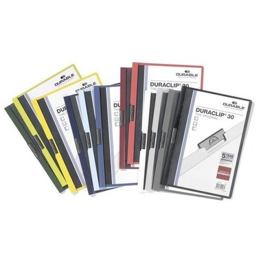 DURABLE Klemmhefter DURACLIP 30 2200/10 für 30 Blatt A4 grau