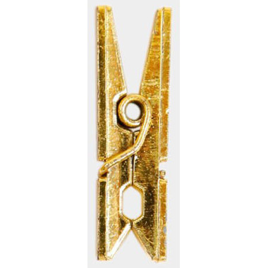 I AM CREATIVE Plastikklammern 1301.1 gold 20 Stück