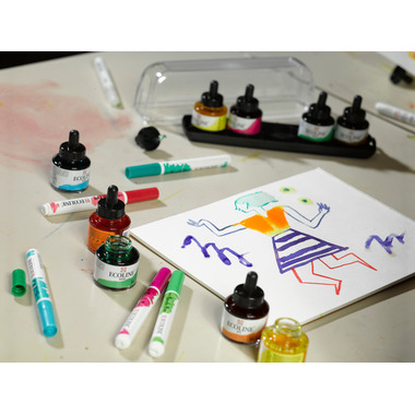 TALENS Couleur opaque Ecoline 30ml 11257001 noir