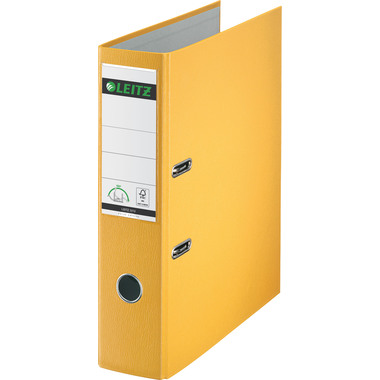 LEITZ Ordner 180° 8cm 10135015 gelb A4