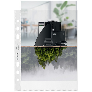 LEITZ Zeigetaschen PP Recycle A5 4002-00-03 transparent, 100my 25 Stück