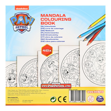 ROOST Mandala-Malblock B1985 Paw Patrol 18x18cm