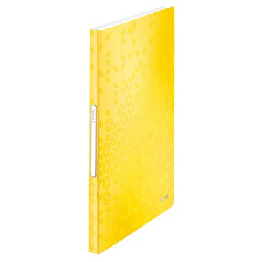 LEITZ Livre présentation WOW PP A4 4632-00-16 jaune 40 dossiers