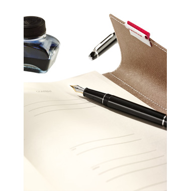 TRANSOTYPE senseBook FLAP A5 75010502 kariert, M, 135 Seiten beige