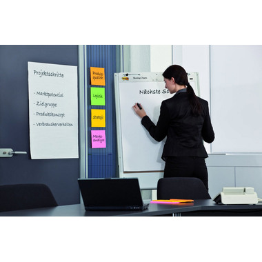 POST-IT Super Sticky Big Notes 4x45 f. 6845-SSP 4 couleur ass. 152x203mm