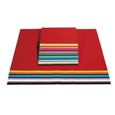 FOLIA Fotokarton A4 614/50 90 300g, schwarz 50 Blatt